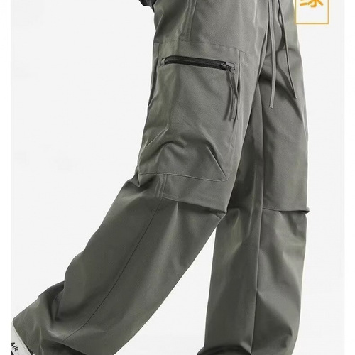 Overalls men's spring and autumn 2025 new style loose straight American fashion brand assault pants casual long pants