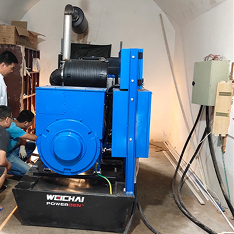 潍柴原装360KW柴油发电机组WPG495/B83 养猪场用国三发电站