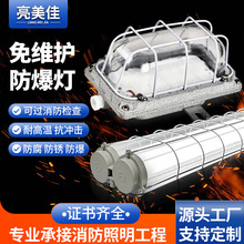led防爆吸顶灯工厂车间仓库加油站隔爆荧光灯厂房三防灯防爆照明