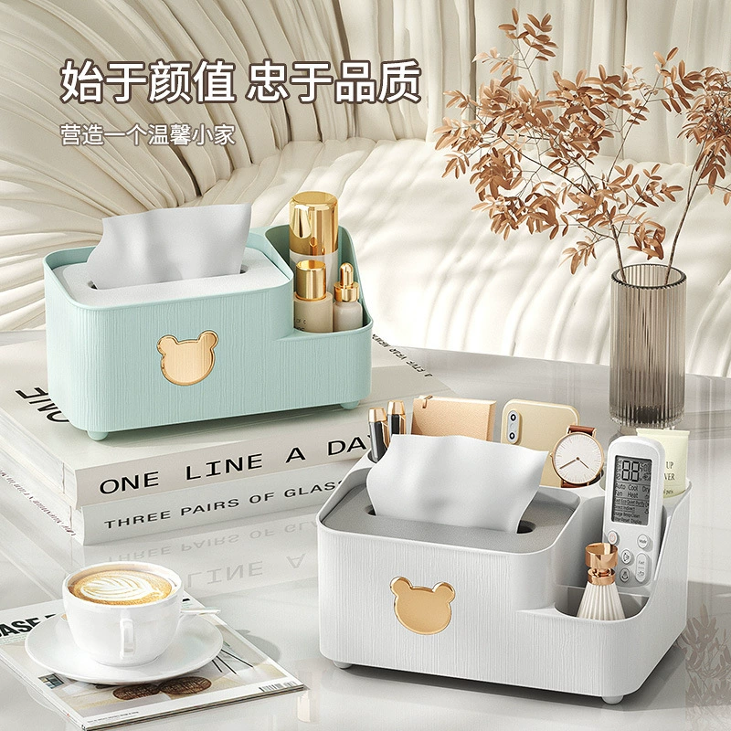 Коробка для салфеток домашняя гостиная журнальный столик столовая креативный свет Роскошная Многофункциональная спальня Настольный ящик для хранения с дистанционным управлением оптом