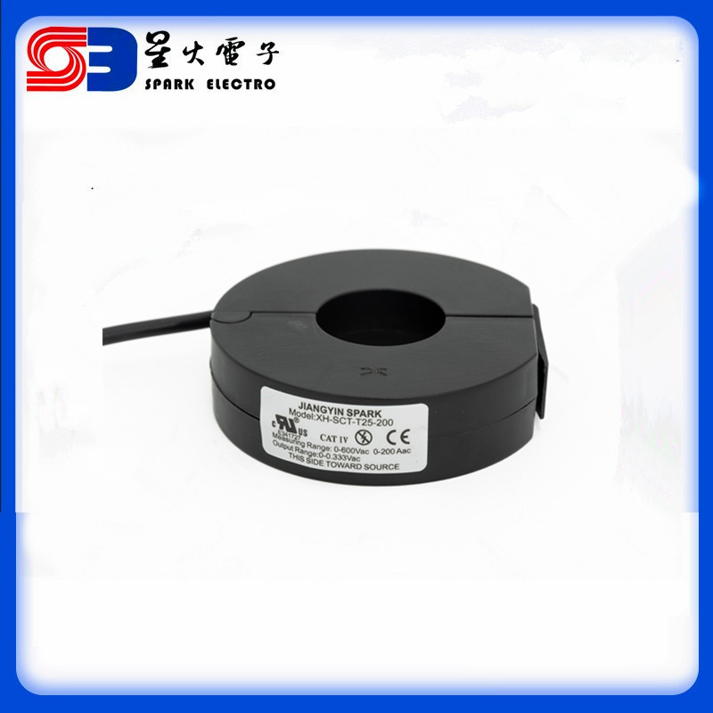 SCT25开合式电流互感器200/100mA开口式、开启式电流互感器