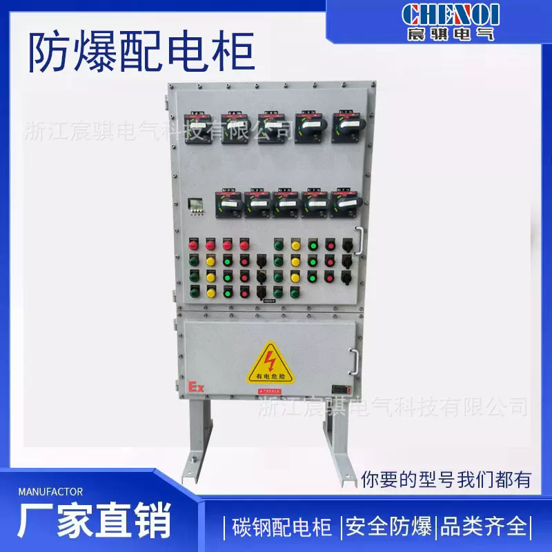 防爆动力照明配电柜  PLC控制仪表柜 触摸屏散热变频柜