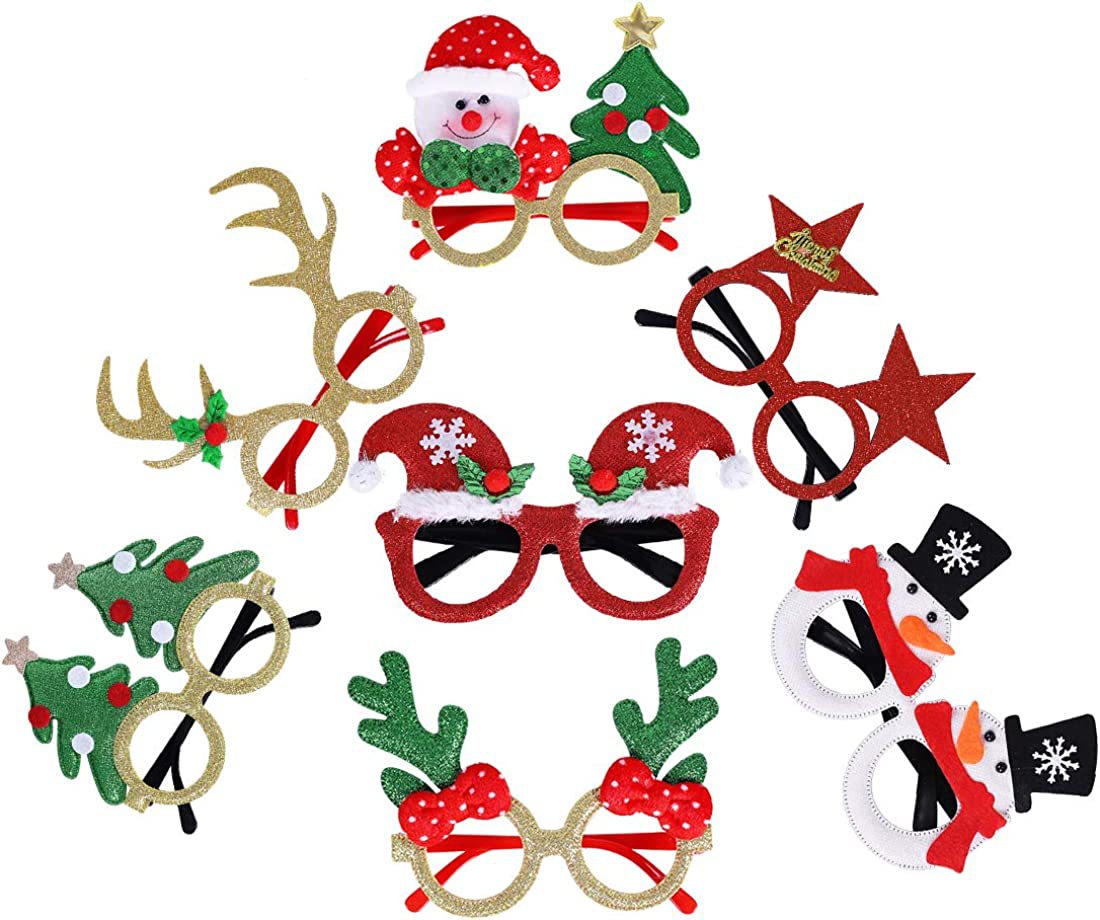 Christmas Festival Elk Pattern Cartoon Style Style Christmas Cartoon Style Elk Plastic Party Decorative Props