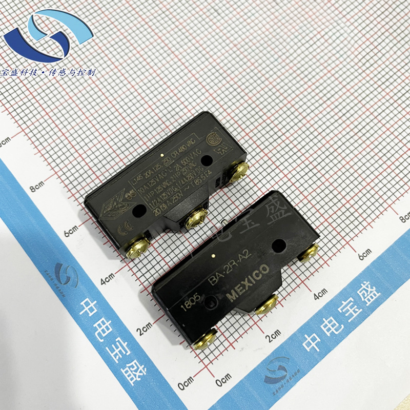 BA-2R-A2 Honeywell/霍尼韦尔 微动开关 单刀双掷 20A@125 250VAC