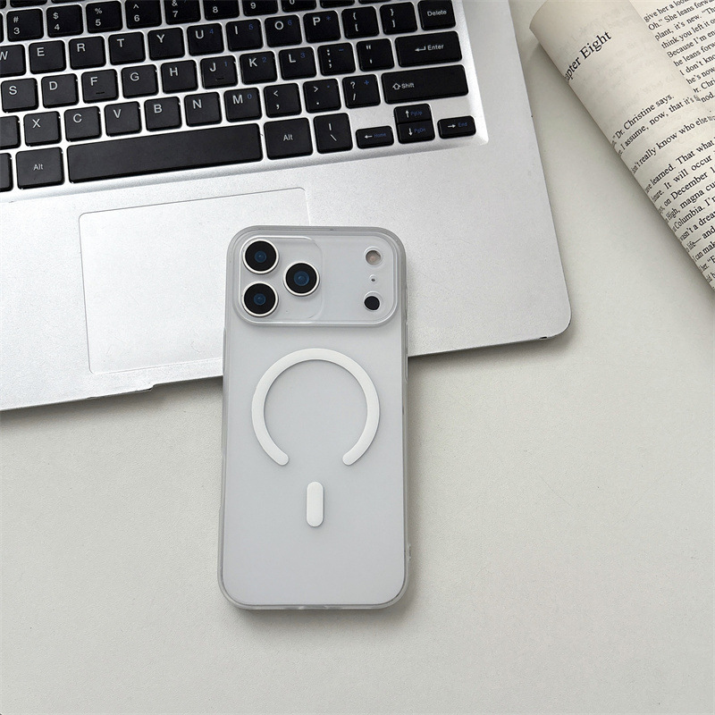 适用iPhone17PROMAX冰雾肤感磁吸手机壳苹果16简约超薄硬保护套15|undefined
