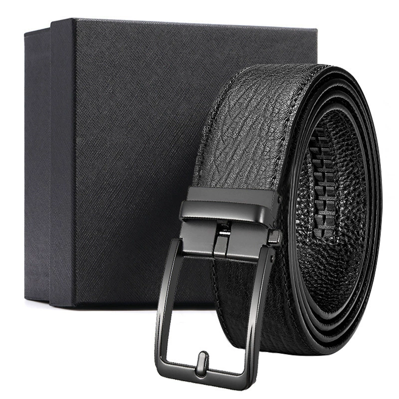 Leather universal belt, (Physicals), wave pattern, cowhide, high-quality style