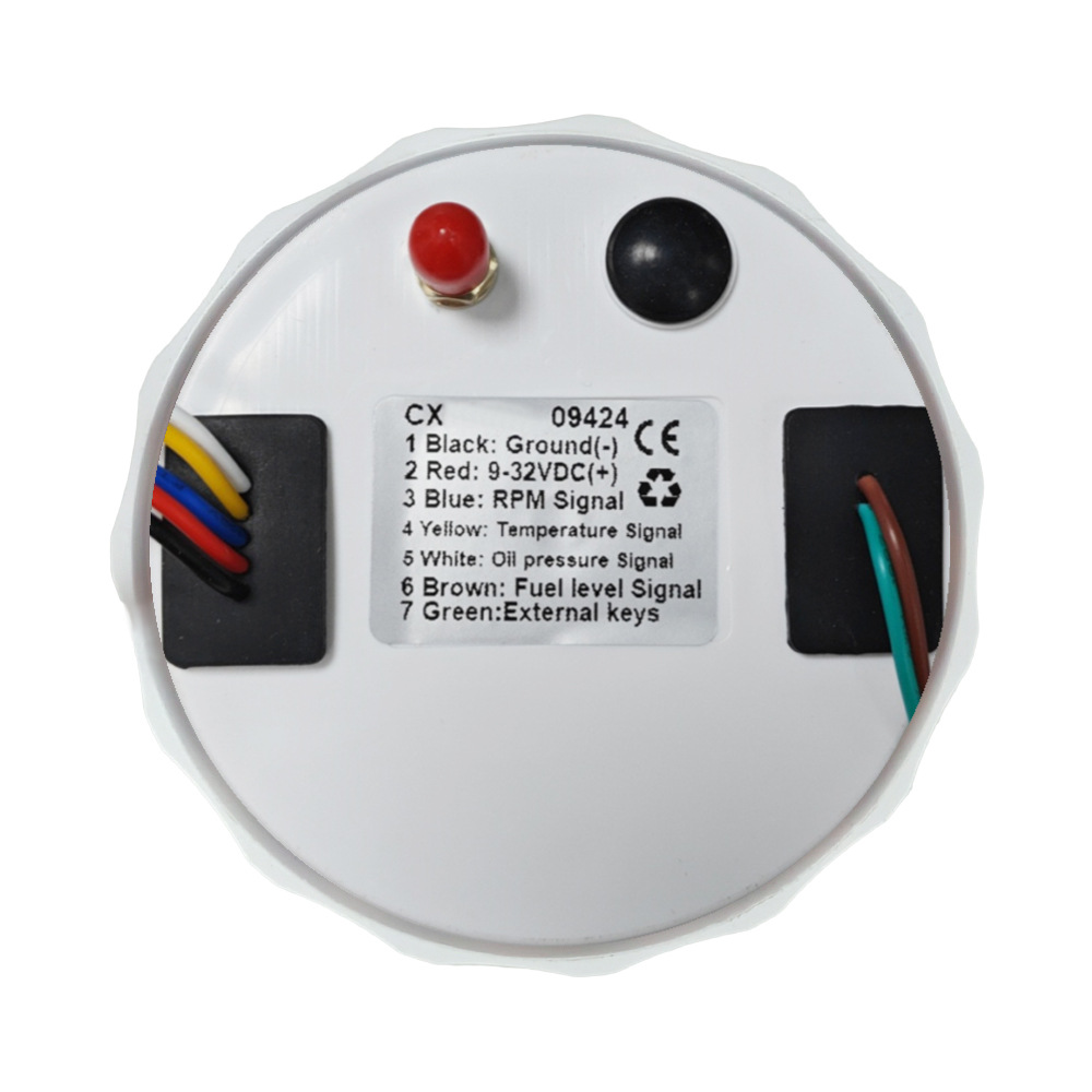 Universal Multi-Función DE LA Tabla 6-en-1 multi-función con GPS velocímetro odómetro voltaje hidráulico nivel de aceite de la temperatura del agua