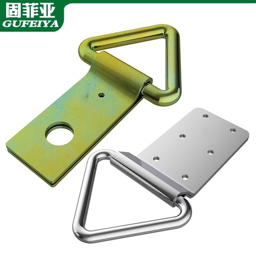 Gofiya stainless steel D-shaped pull handle heavy-duty rope binding ring floor fixed pull ring half-round suitcase handle