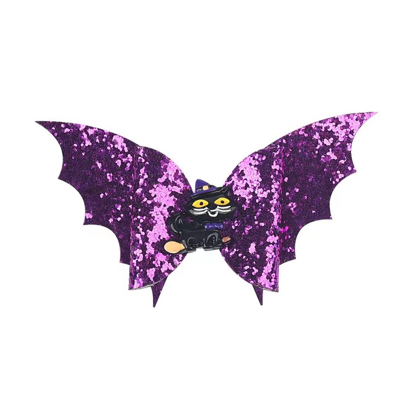欧米のハロウィーン子供の髪飾りカボチャ革コウモリの髪飾り|undefined