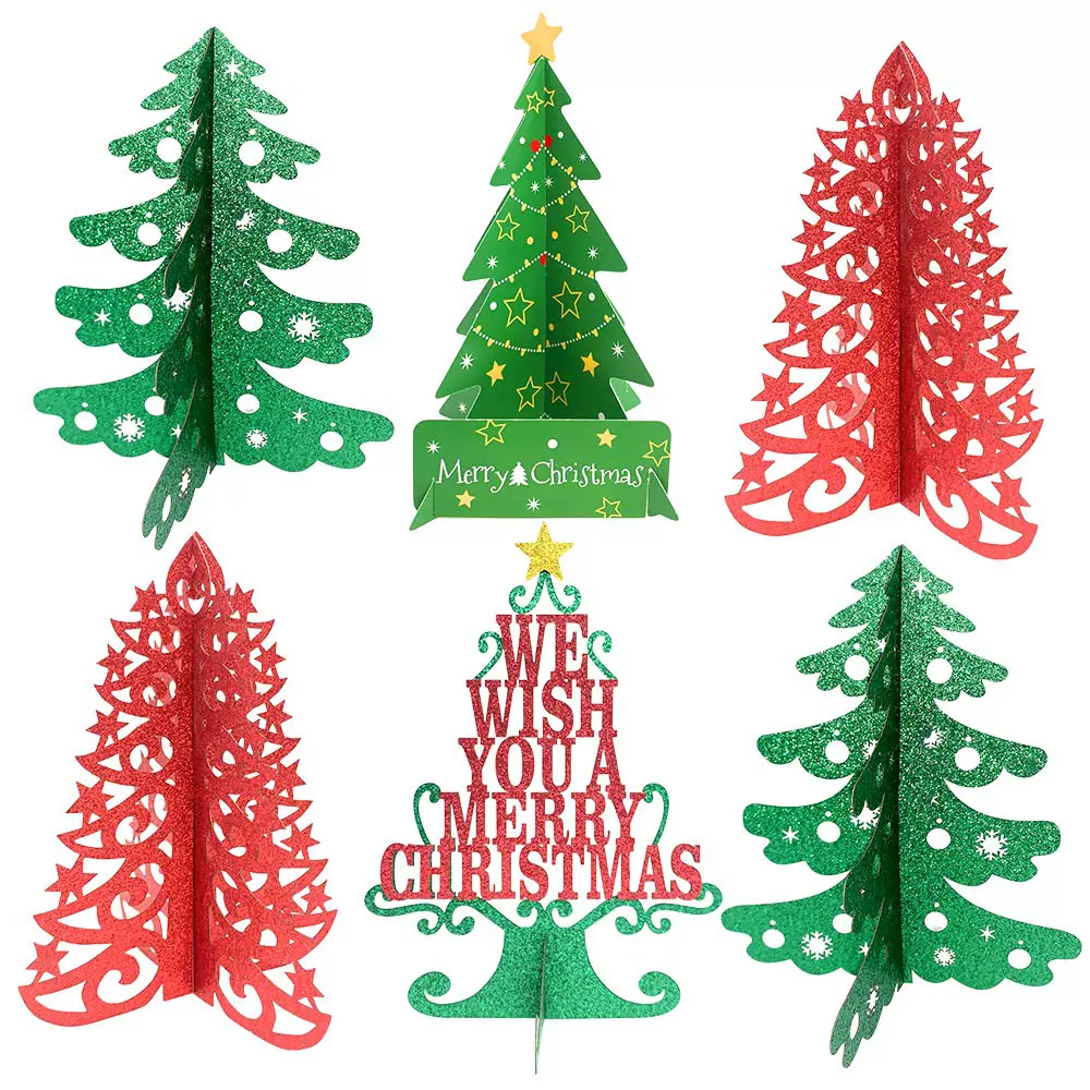 跨境新品圣诞节装饰用品 圣诞树摆件 桌面小型圣诞树装饰摆饰