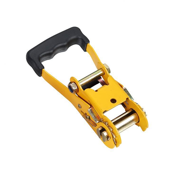 2寸50MM包胶拉紧器5吨棘轮收紧器安全扣汽车货车捆绑手拉器优惠