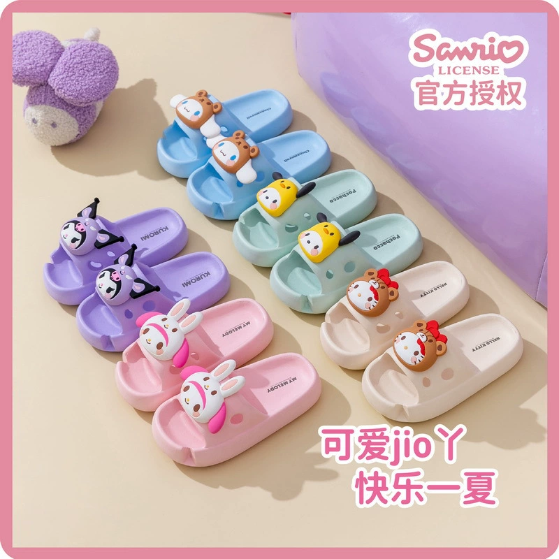 Sanrio родитель-ребенок холодные тапочки на мягкой подошвой для комфорта