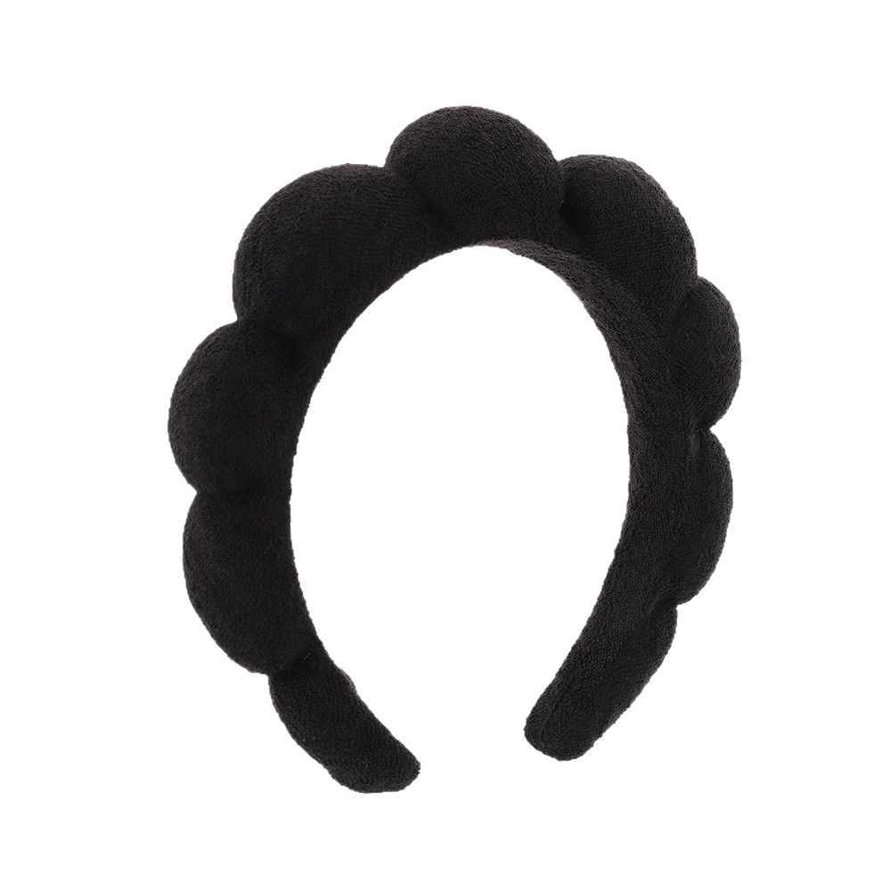 Diadema de Esponja tipo Nube de Tela para Lavado de Cara