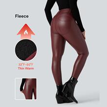 T 47707 Shiny PU Leather Pants ����Ƥѝ �W���L��羳���R�d