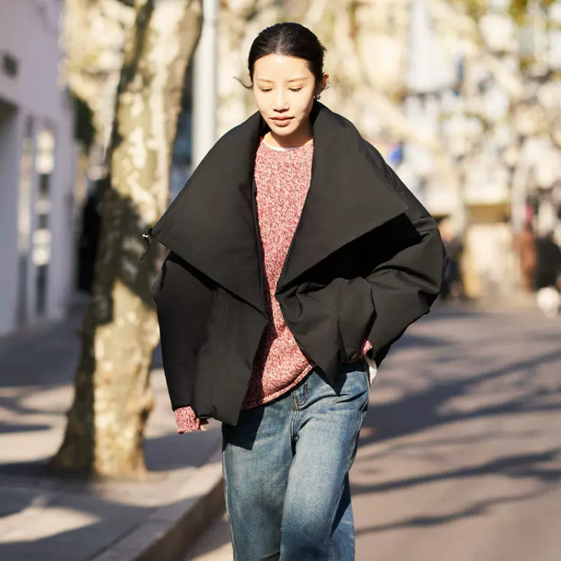 2025年新款冬季韩系时尚短款棉服女洋气高级感面包服棉衣外套