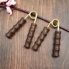 手羽木握力器紫光檀烏木手部マッサージ器フィットネス減圧器材木製マッサージ器手握り