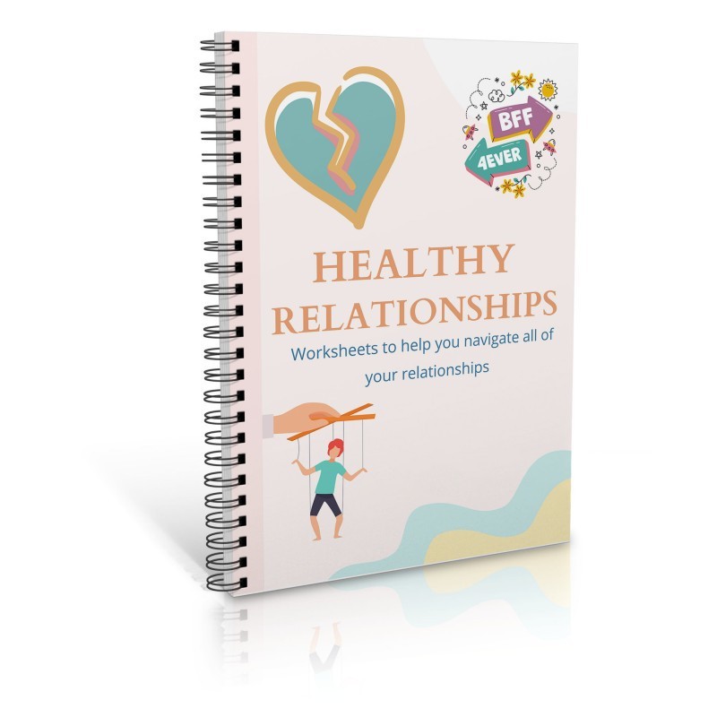 国境を越えたラベル可能な Healthy Relationship Workshee Healthy Relationship コイルブック|undefined