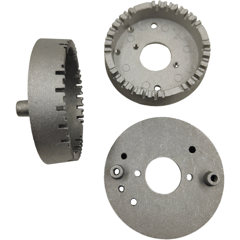 Conjunto de quemador con tubo de guía de aire izquierdo, central y derecho de 76 mm, accesorios de aluminio fundido a presión para parrilla de escape de quemador de alta temperatura