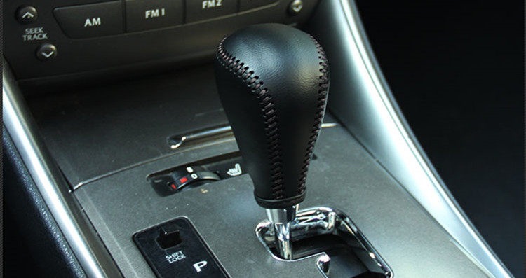 Suitable for older Lexus ES/RX/IS/GS/LS models, genuine leather gear shift cover