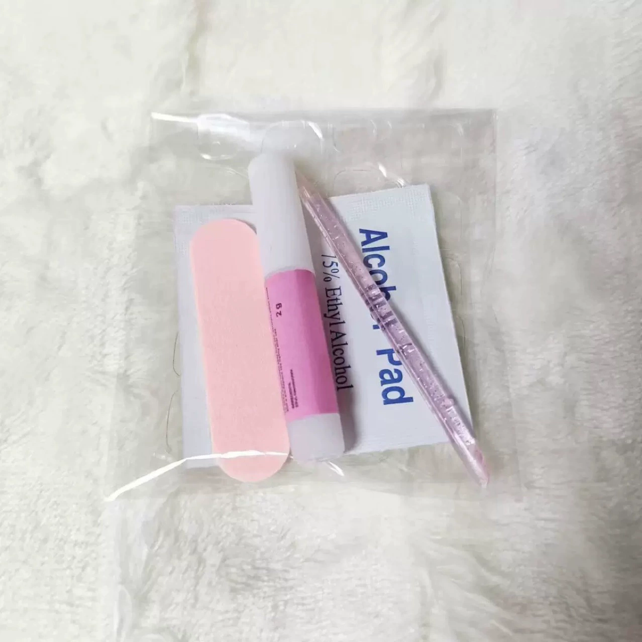 Носимый набор инструментов для маникюра из пяти предметов, носимый набор инструментов для маникюра ручной работы, желейный клей, оптовая продажа