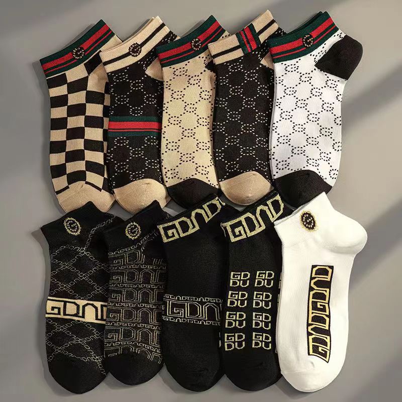Calcetines bajos para hombre – Antideslizantes y absorbentes – Estilo tablero de ajedrez