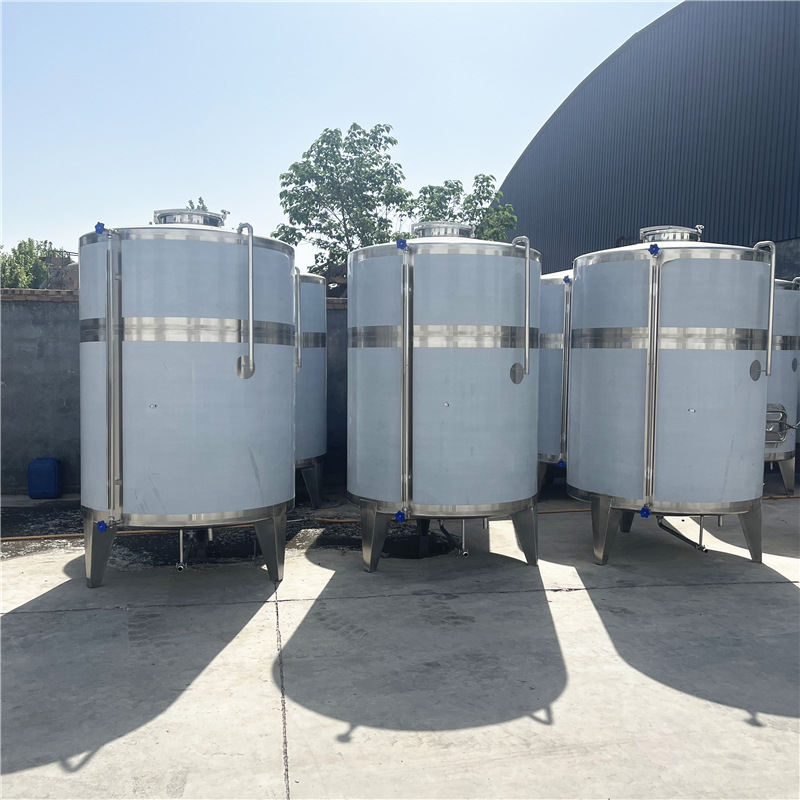 Tanque de almacenamiento de vino de acero inoxidable de 3 toneladas, recipiente de almacenamiento de vino de grano, tanque sellado de vino blanco, tanque de sake de gran volumen image 3