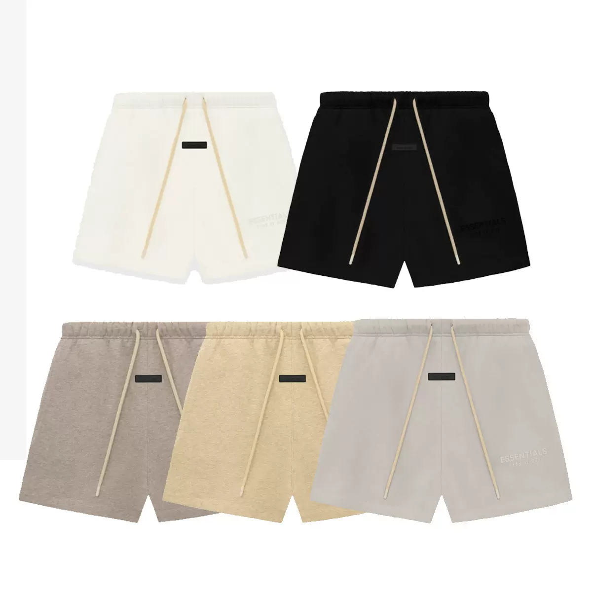 FEAR OF GOD24ss复线ESSENTIALS硅胶潮牌夏季运动休闲男士短裤