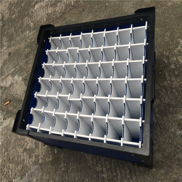 广州防静电pp塑料板空心板 蓝色白色中空板折叠箱 广告印刷塑胶板