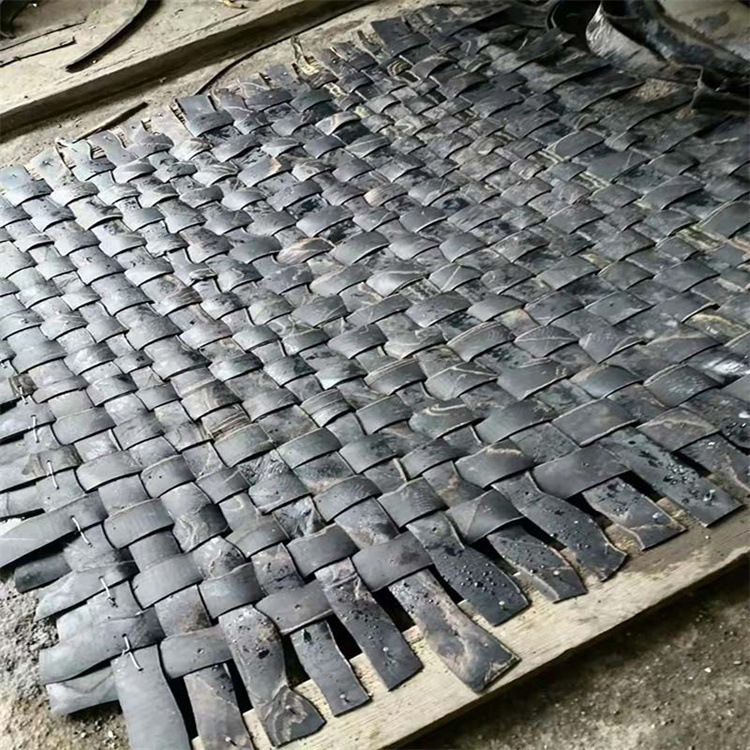轮胎编织炮被 炮皮爆破防护网用品 覆盖在矿山隧道爆破防护网