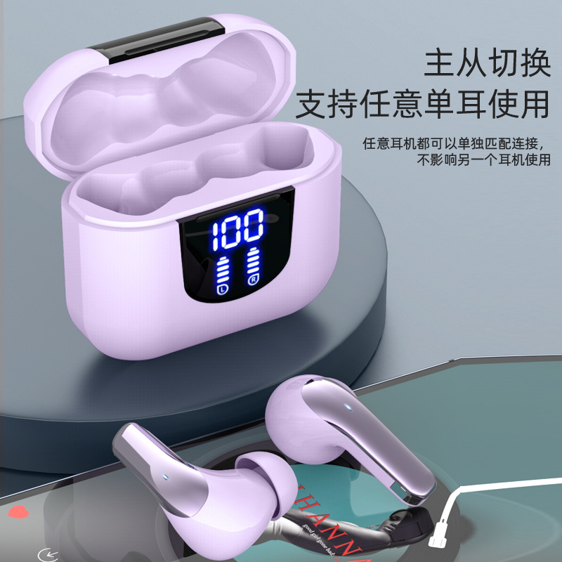 Transfronterizos K06 juego de deportes Bluetooth auriculares inalámbricos 5.4 larga duración baja latencia alta definición pantalla digital fábrica directa