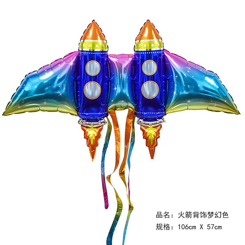 Ángel mariposa alas globo película de aluminio lote mixto colorido mágico macaron inflable para niños puesto al por mayor flash