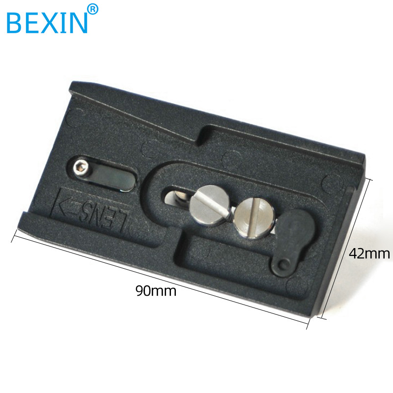 90mm 120mm 501PL alargado Placa de liberación rápida compatible con manfutu Bino plataforma hidráulica placa P200 Placa de liberación rápida