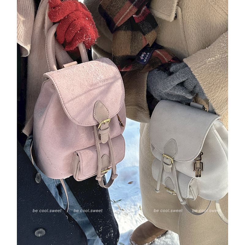 2024 New Women's Bag High End Shoulder Bag Women's Fashion Handheld Bucket Bag Small and Versatile Casual Backpack_voghion.com