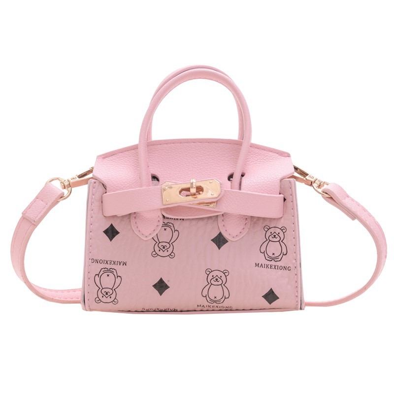 Impresión de aire extranjero bolsos de mano para niños adorables osos mini mochila de bebé viaje ligero bolsos de hombro para hombres y mujeres