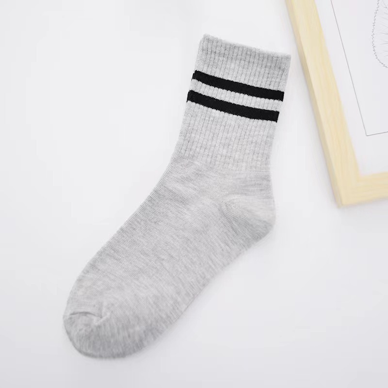 靴下とサメのズボンの子供の中筒の靴下の秋冬の白いストライプのinsの潮の運動は汗を吸います。|undefined