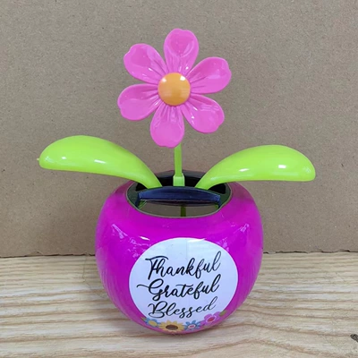 Gift Home Decoration Doll, Car ornaments - 9-pink-6-petal-flower