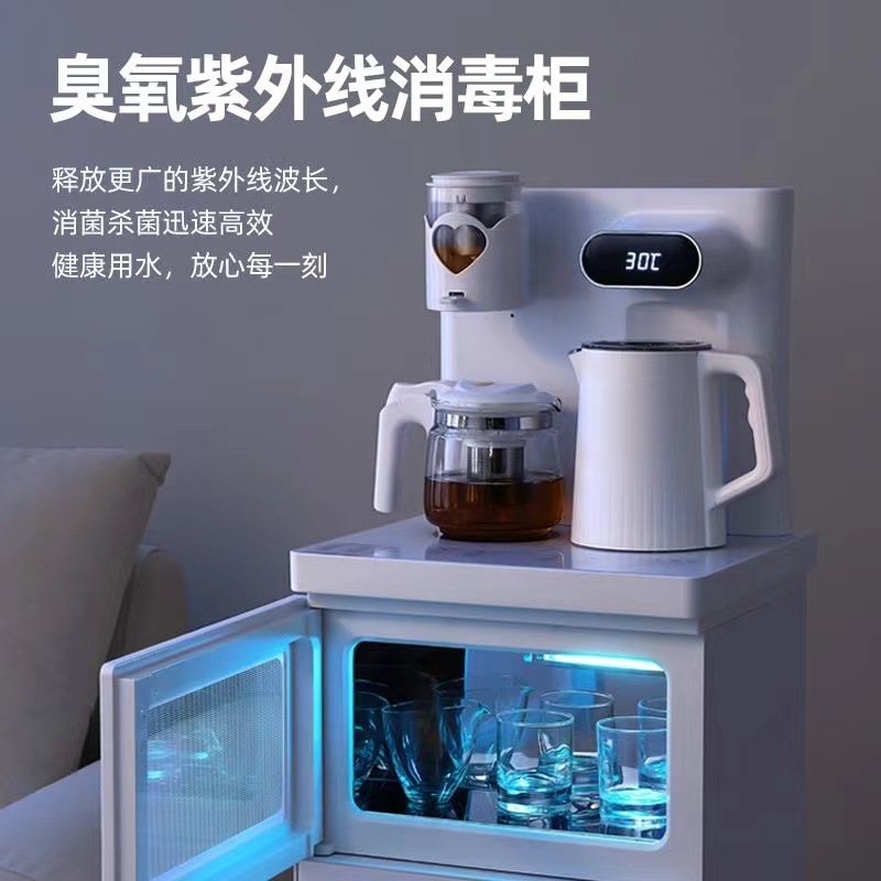 Máquina de bar de té inteligente de desinfección automática doméstica máquina de agua potable de calefacción de voz gran tamaño función de filtro
