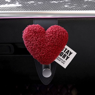 Car hook co-driver armrest Other Automotive Interior Supplies - one-pack-burgundy-love-black-hook
