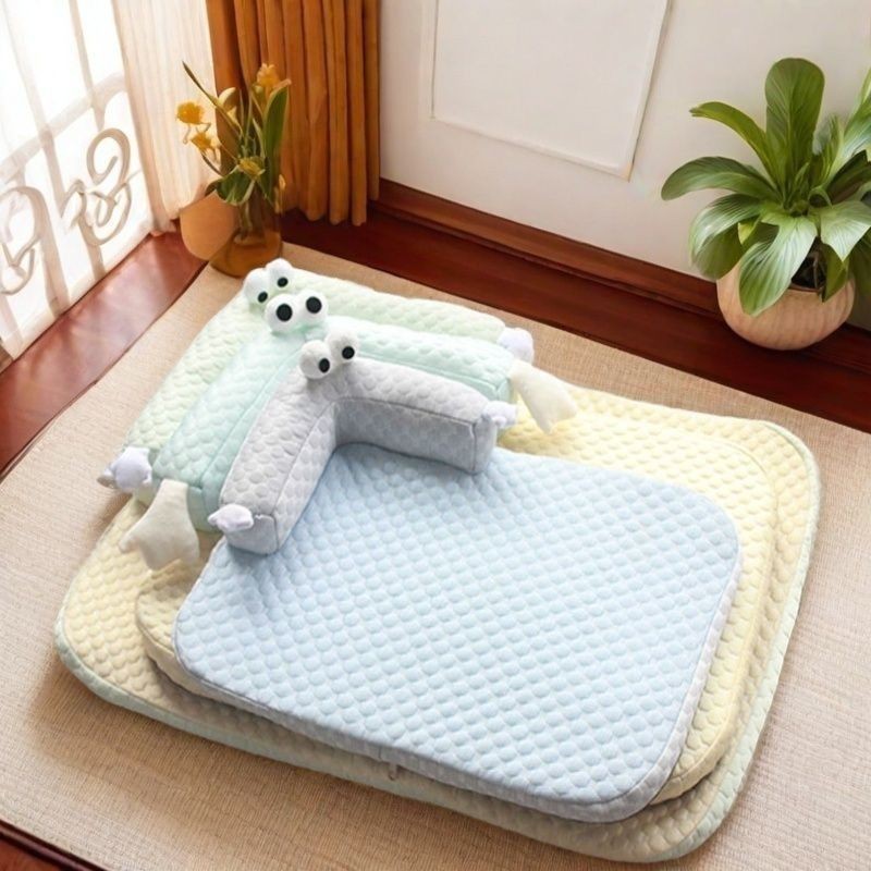 オールシーズン対応の犬小屋、取り外して洗える犬用ベッド、夏用スリーピングマット、猫小屋、犬用スリーピングマット、クールアイスビーンズドッグマット|undefined