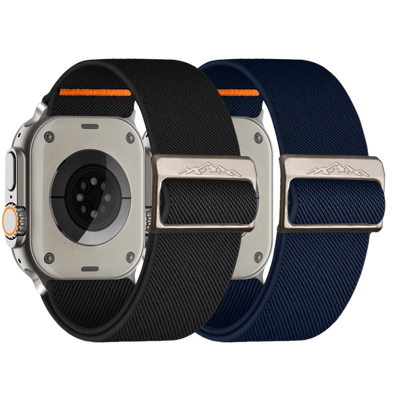 Correa tejida de nylon elástico de Apple aplicable Correa de applewatch Correa tejida con hebilla de ajuste de 26mm