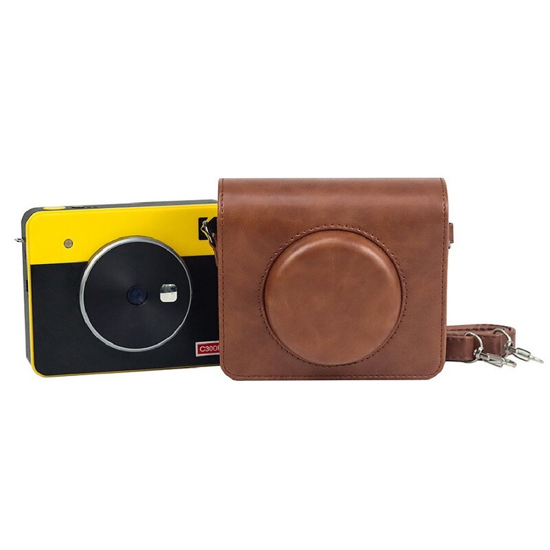 Suitable foR Kodak C300R LeatheR RetRo CameRa Bag CRoss-boRdeR Digital CameRa PRotection PhotogRaphy Bag Cosmetics Bag