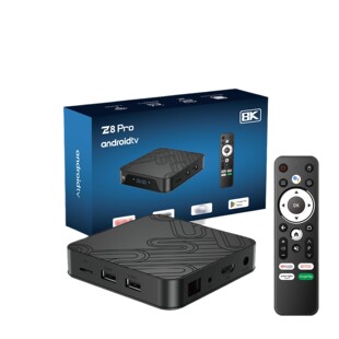 New Product Z8Pro Export Network Set-Top Box H618 Android 12 Network Box Bluetooth Voice Remote Control Atv Version