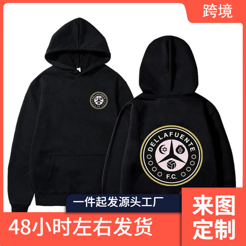 Delafuente Hoodies Women Men Printed Hip Hop Sweatshirtss Grunge Korean Female Feminina Ulzz