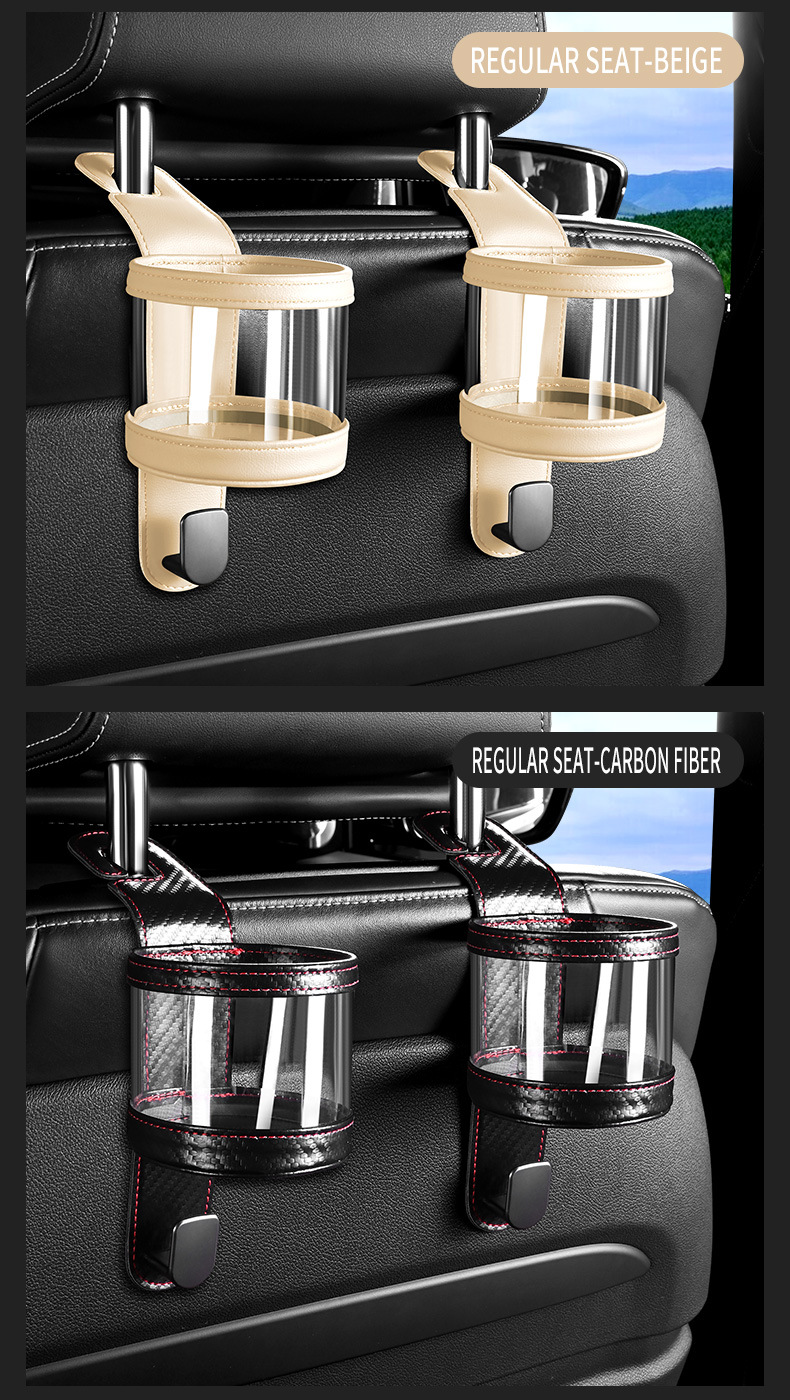 Car Hook Car Seat Back Multifunctional Water Cup Holder Car Rear Mobile Phone Storage Decoration Supplies