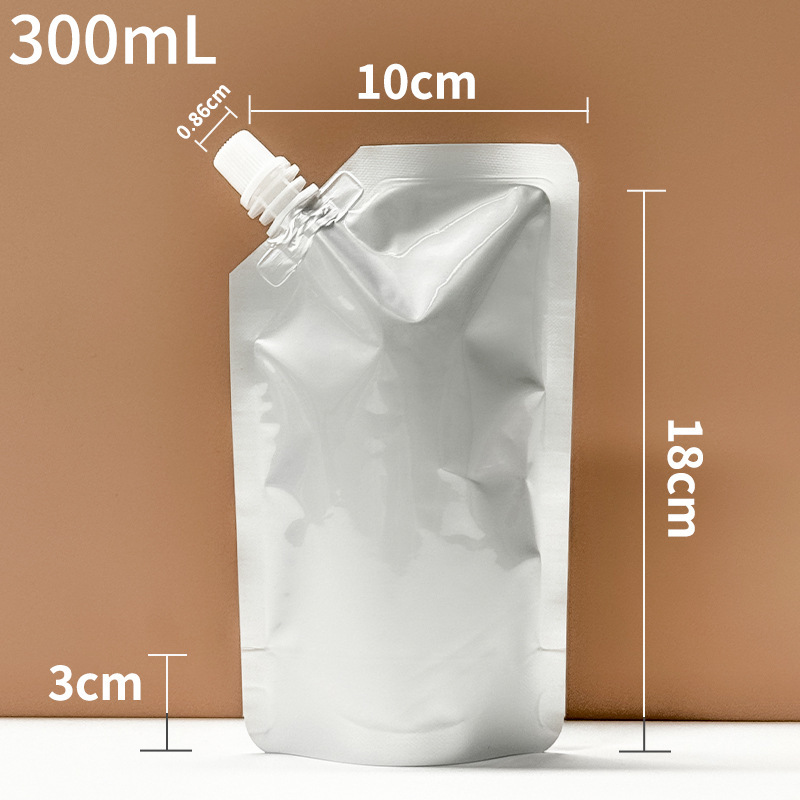 アルミ箔吸口袋ソーススープ牛乳液体包装袋飲料自立式出前スープ袋高温100度|undefined