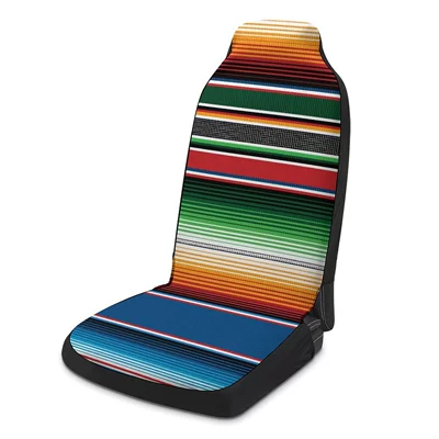 Universal seat cover Bohemian Style - single-seat-color-lines-universal