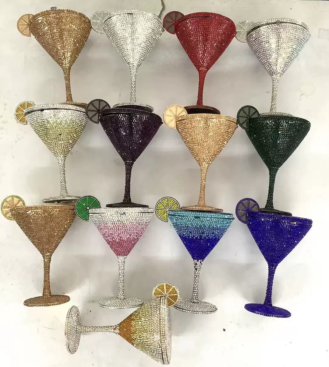 Стеклянная сумка Martini Crystal Cocktail Roulette Diamond Dinner Bag, новая бриллиантовая сумка для руки женщины