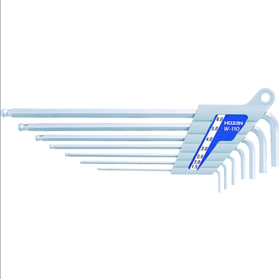 HOZAN宝山球头扳手套件W-110扳手组