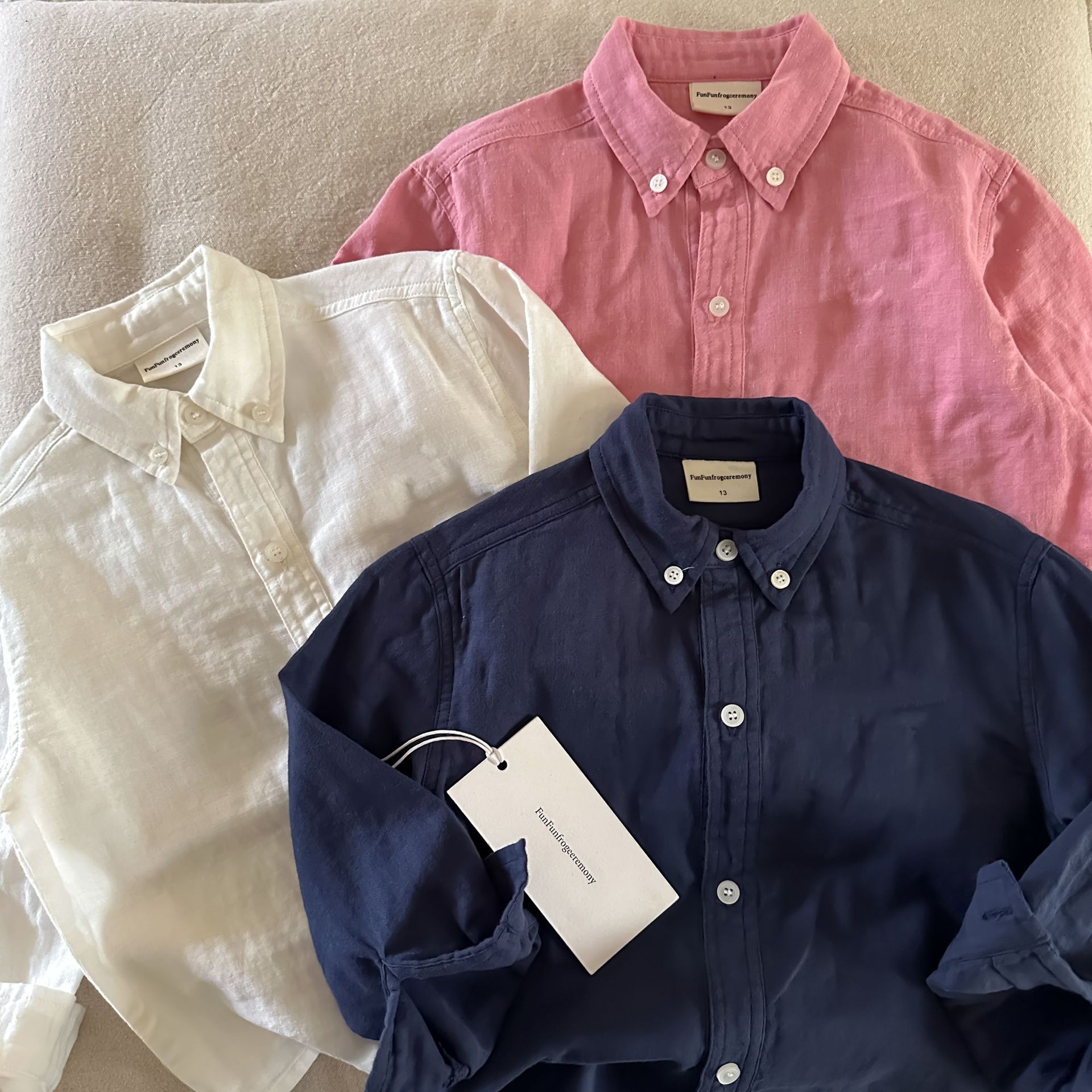 3770 Solid Color Shirt 2026 Autumn Double Layer Cotton Yarn…