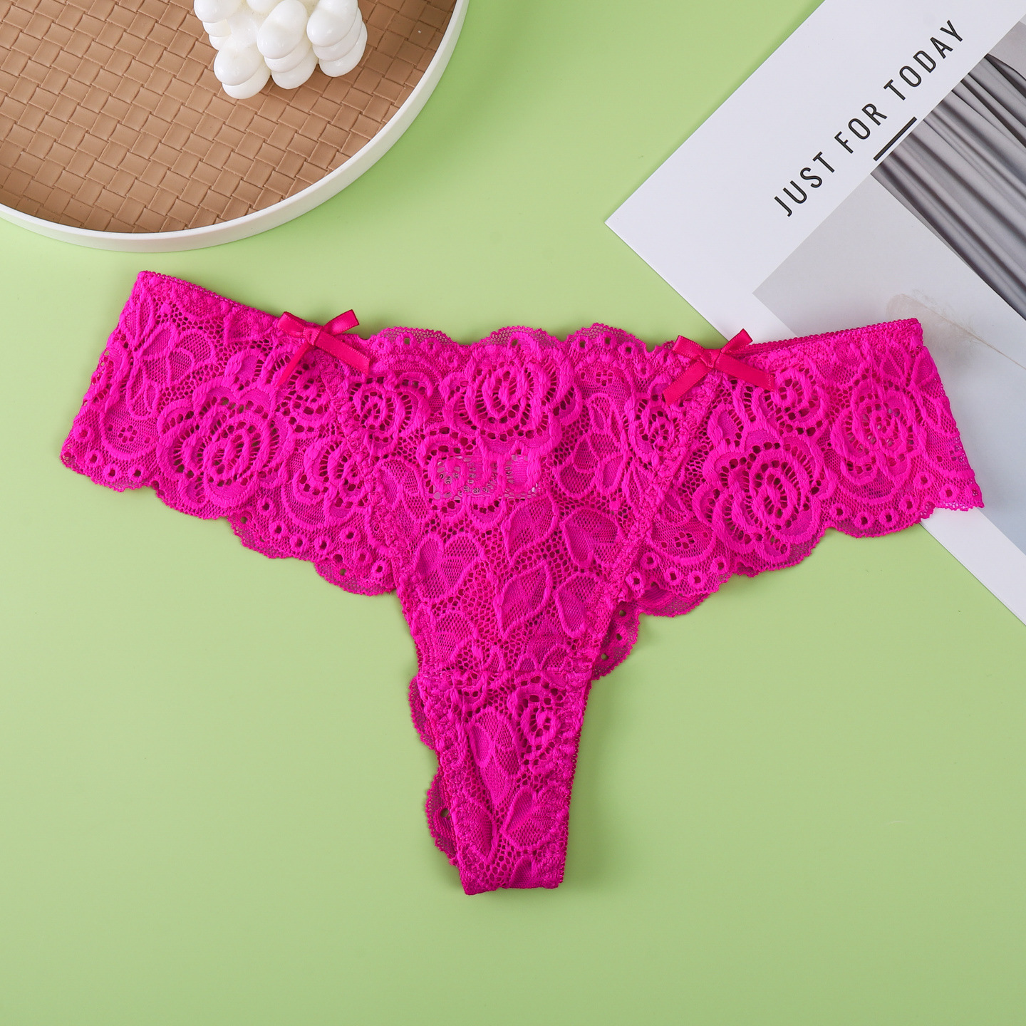 Otoño de la nueva mujer sexy encaje panties transpirables de cintura baja mujer triangles multicolores europeas y americanas panties